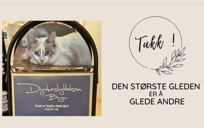 Donasjon til dyrevernet